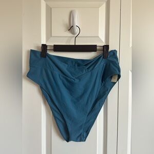 Aerie High Waist Crossover Swim Bottoms
